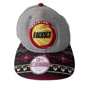 New Era 9Fifty Houston Rockets NBA SnapBack Hat Hardwood Classics OSFM